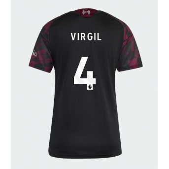 Liverpool Virgil van Dijk #4 Maglia Gara Terza Repliche 2026-27 Donna Maniche Corte